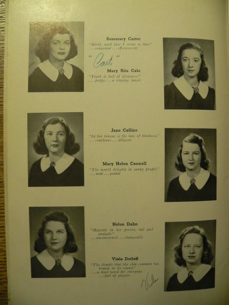St. Ursula 1940 - Seniors Page 2